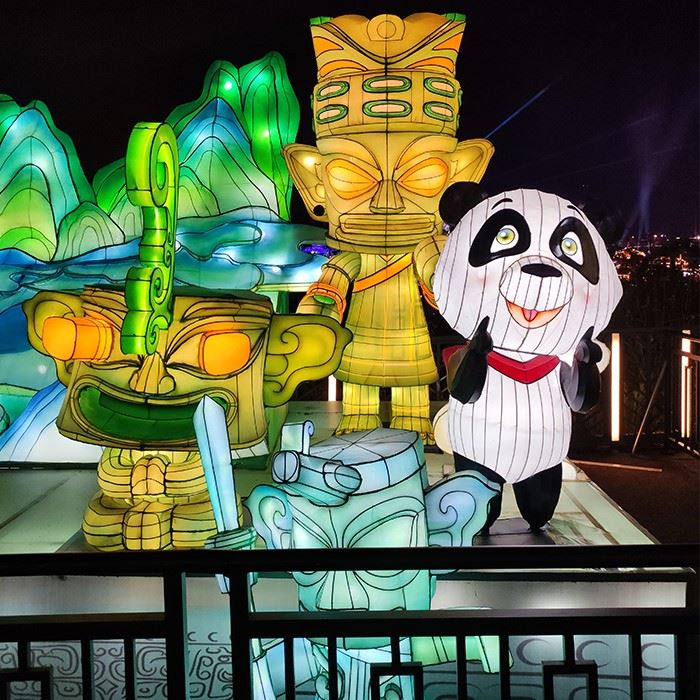 Luminarie Panda Lantern